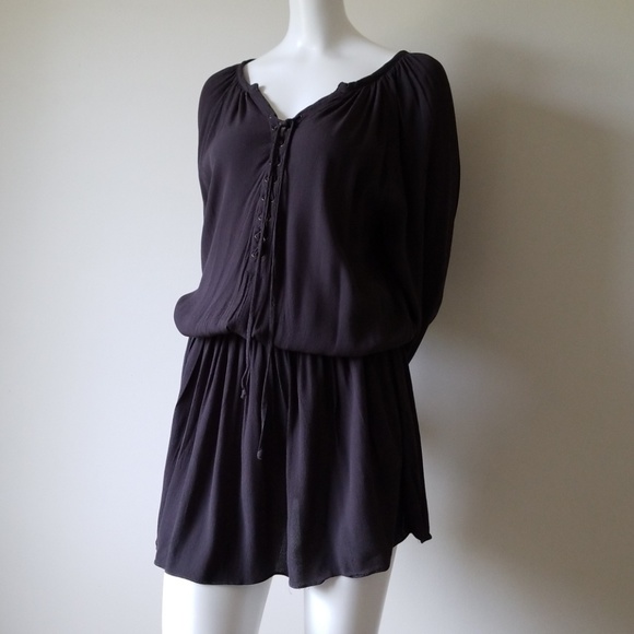 Olivaceous Long Sleeves Dress - Size Medium - Picture 2 of 8